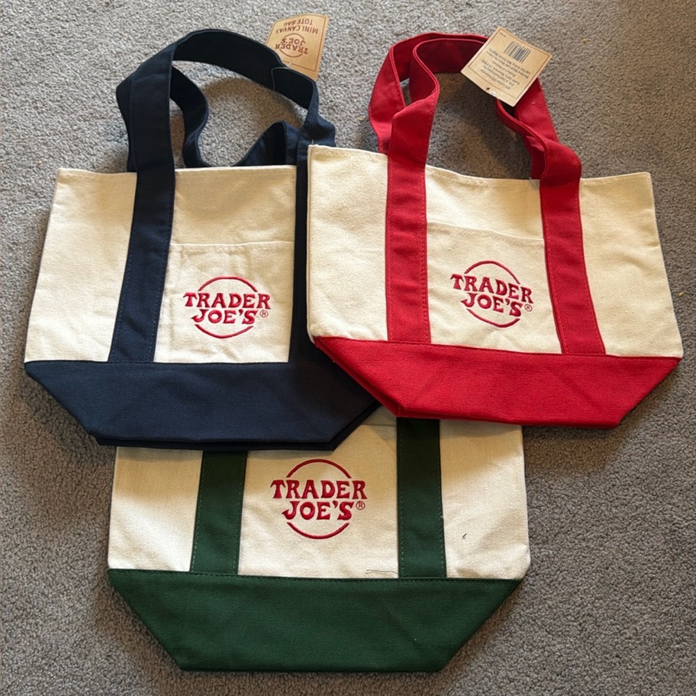 Trader Joe’s Mini Canvas Totes